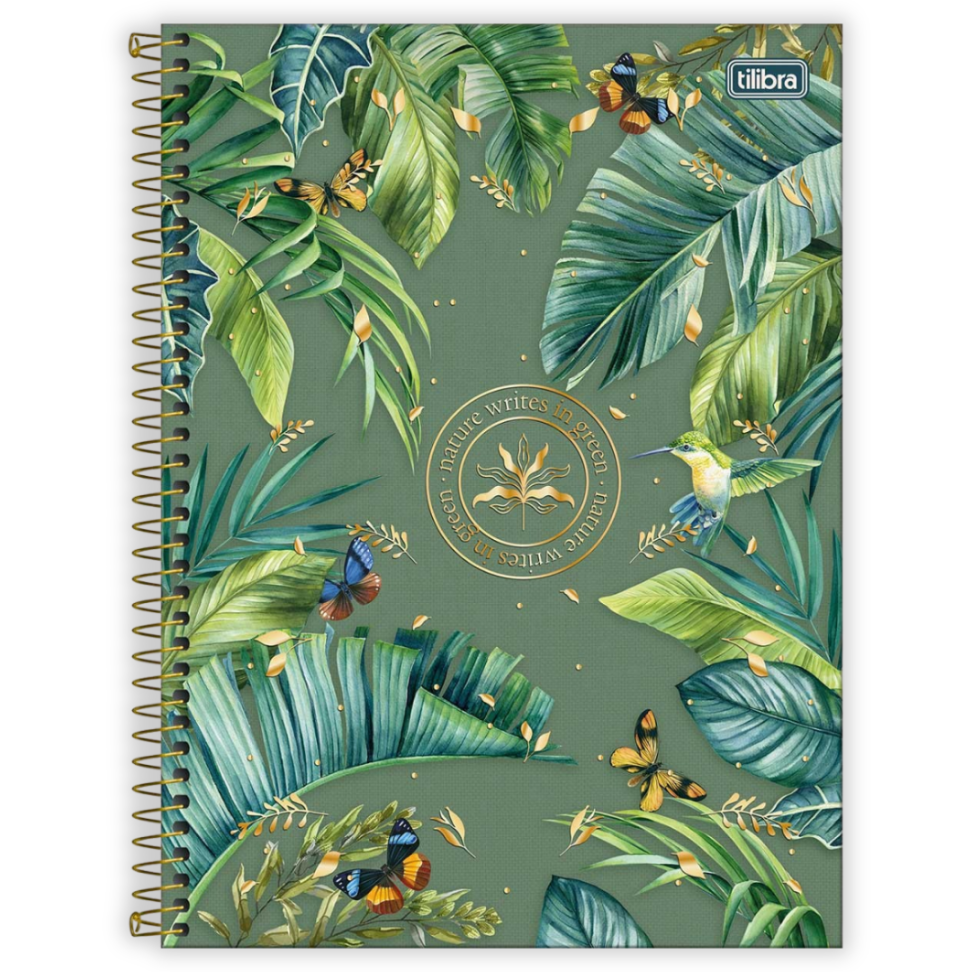 Caderno com Espiral Universitário 10 Matérias Naturalis Tilibra - #1