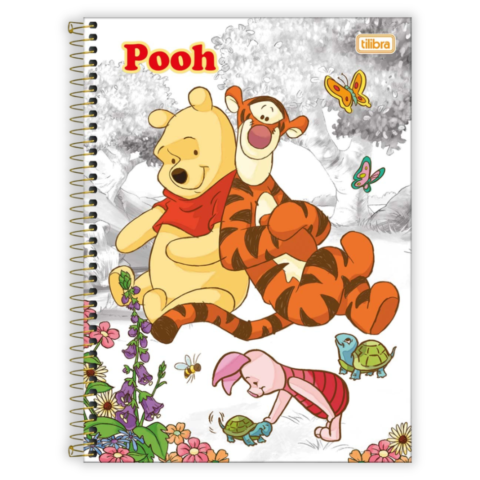 Caderno com Espiral Pooh Core 1 Matéria Connect Tilibra - #3