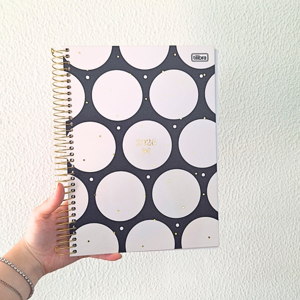 Agenda Espiral Diária Grande West Village 2026 Tilibra - #1