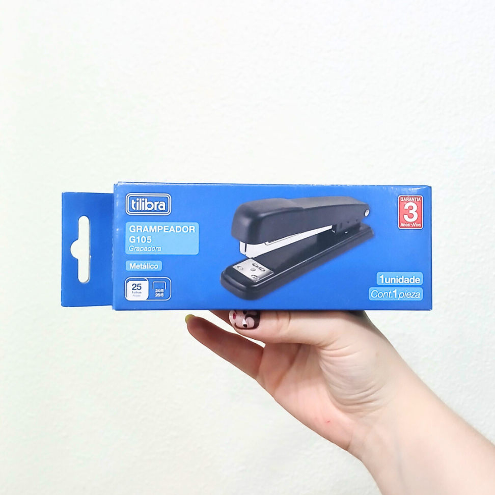 Grampeador 25 Folhas Metálico G105 Tilibra - #3