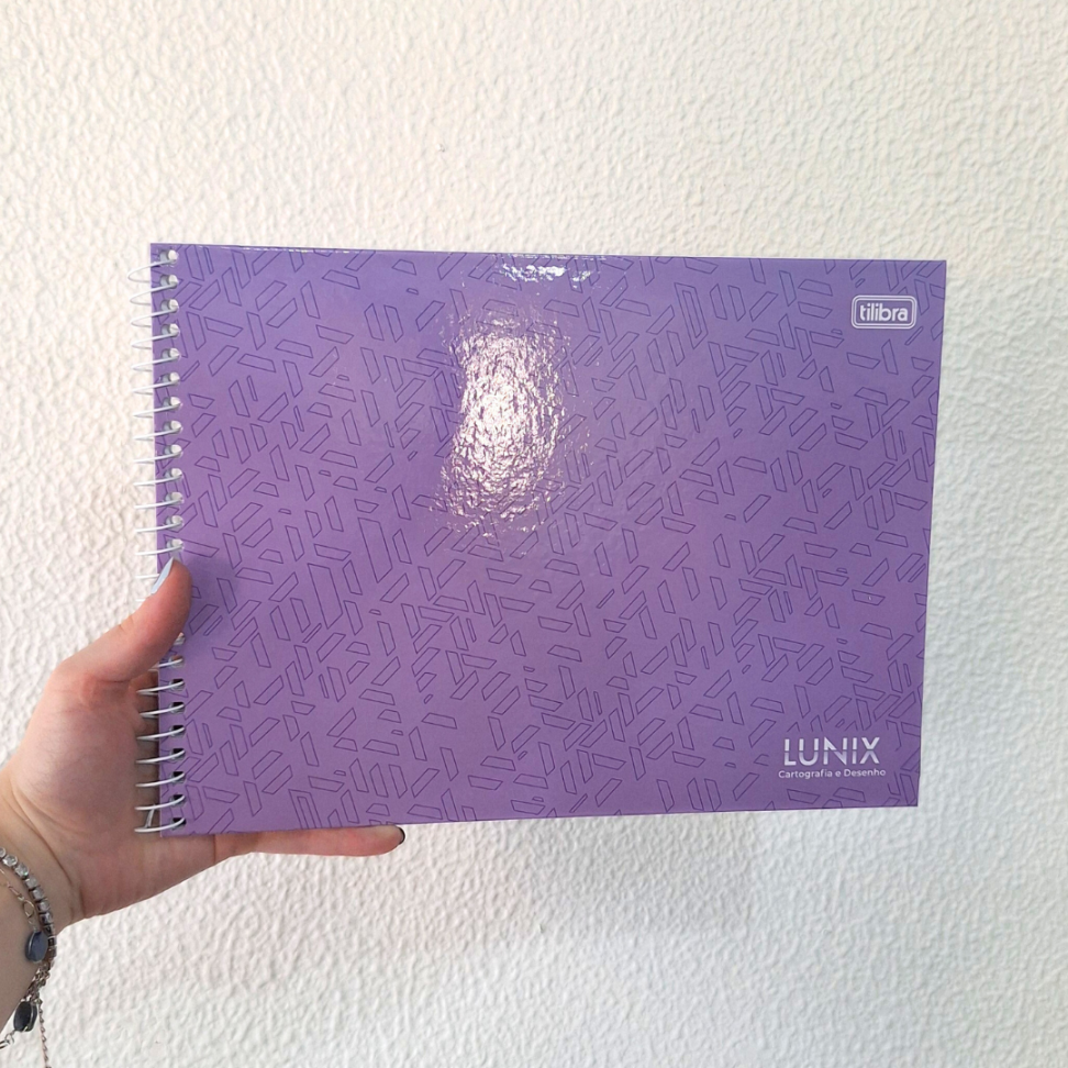 Caderno com Espiral de Cartografia e Desenho Lunix Tilibra - #7