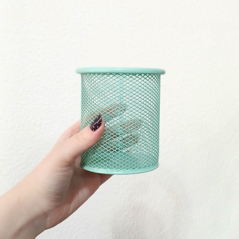 Porta Canetas Aramado Verde Pastel OR5107 BRW - #3