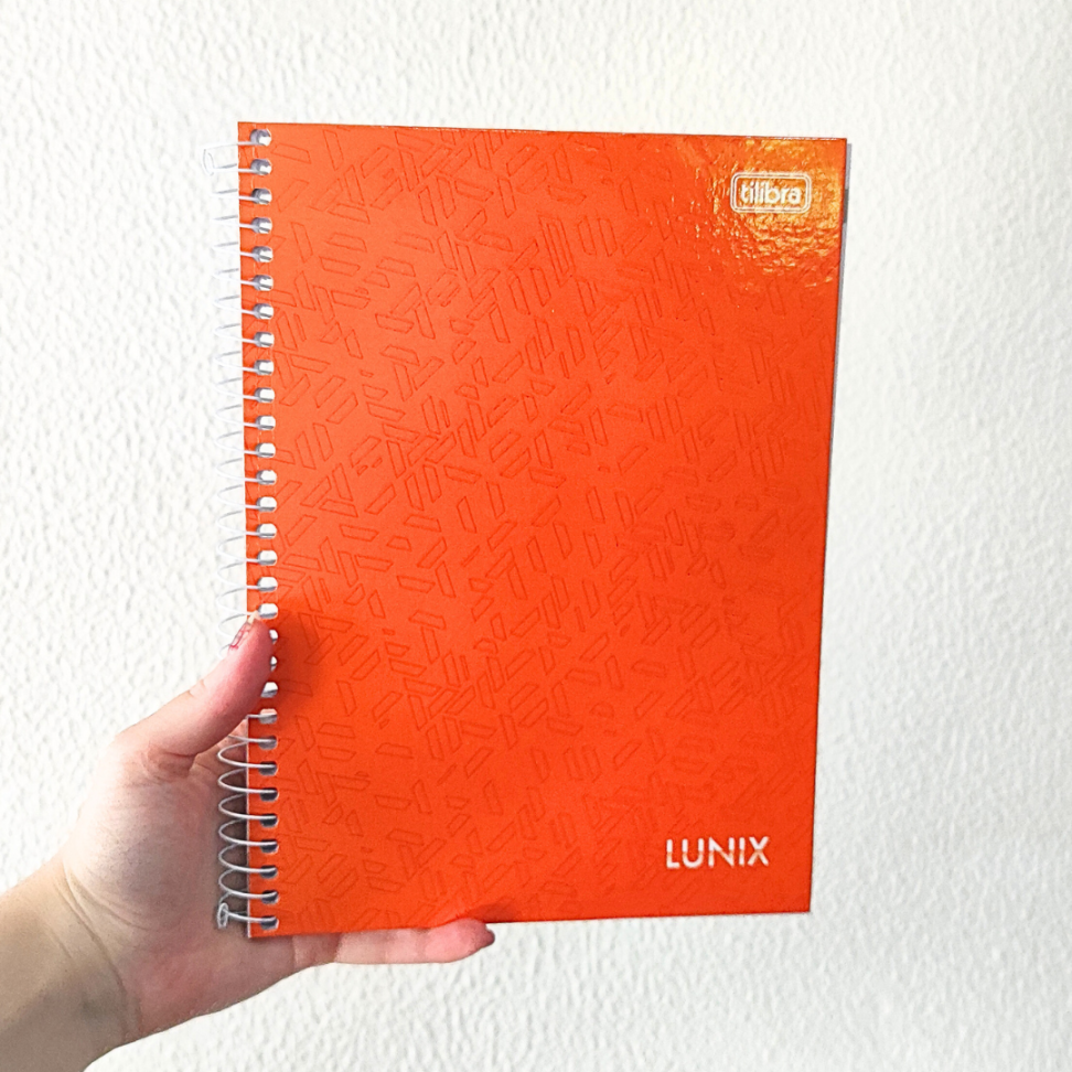 Caderno com Espiral Colegial 1 Matéria Lunix Tilibra - #1