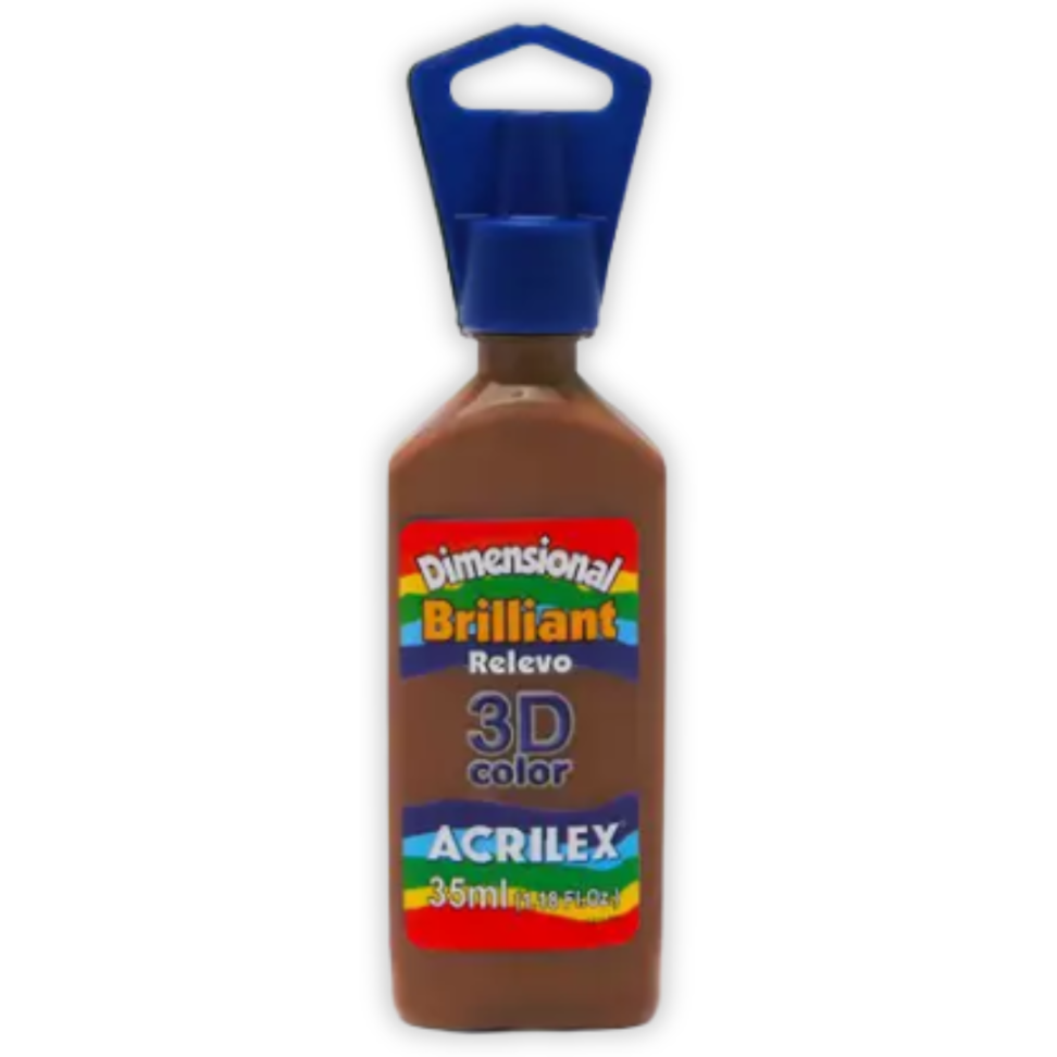 Cola Colorida 3D Relevo Dimensional Brilliant 35ml Acrilex - #4