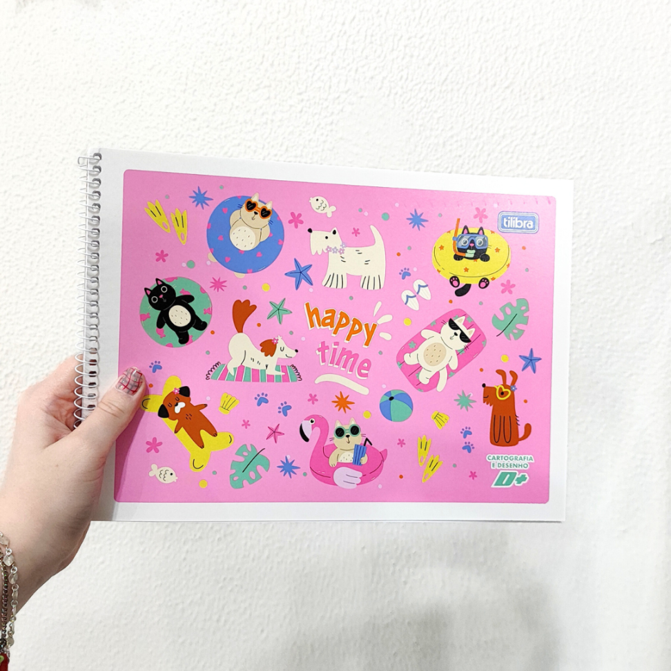 Caderno de Cartografia e Desenho Capa Flexível D+ Tilibra - #1