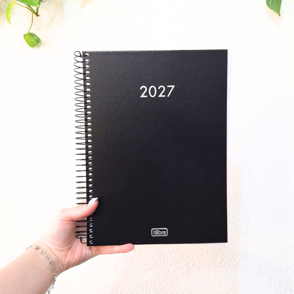 Agenda com Espiral Executiva Diária Grande Napoli 2027 Tilibra - #4