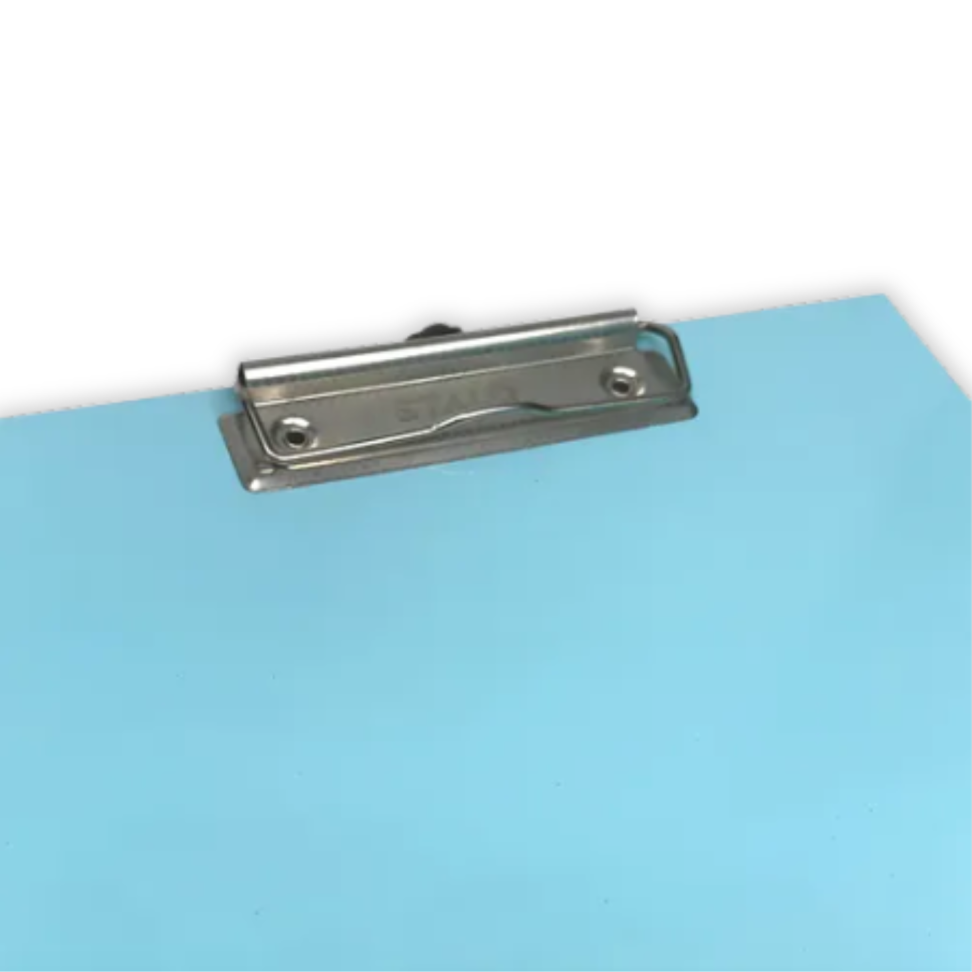 Prancheta Ofício com Grampo Metálico Madeira Azul Office Stalo - #2