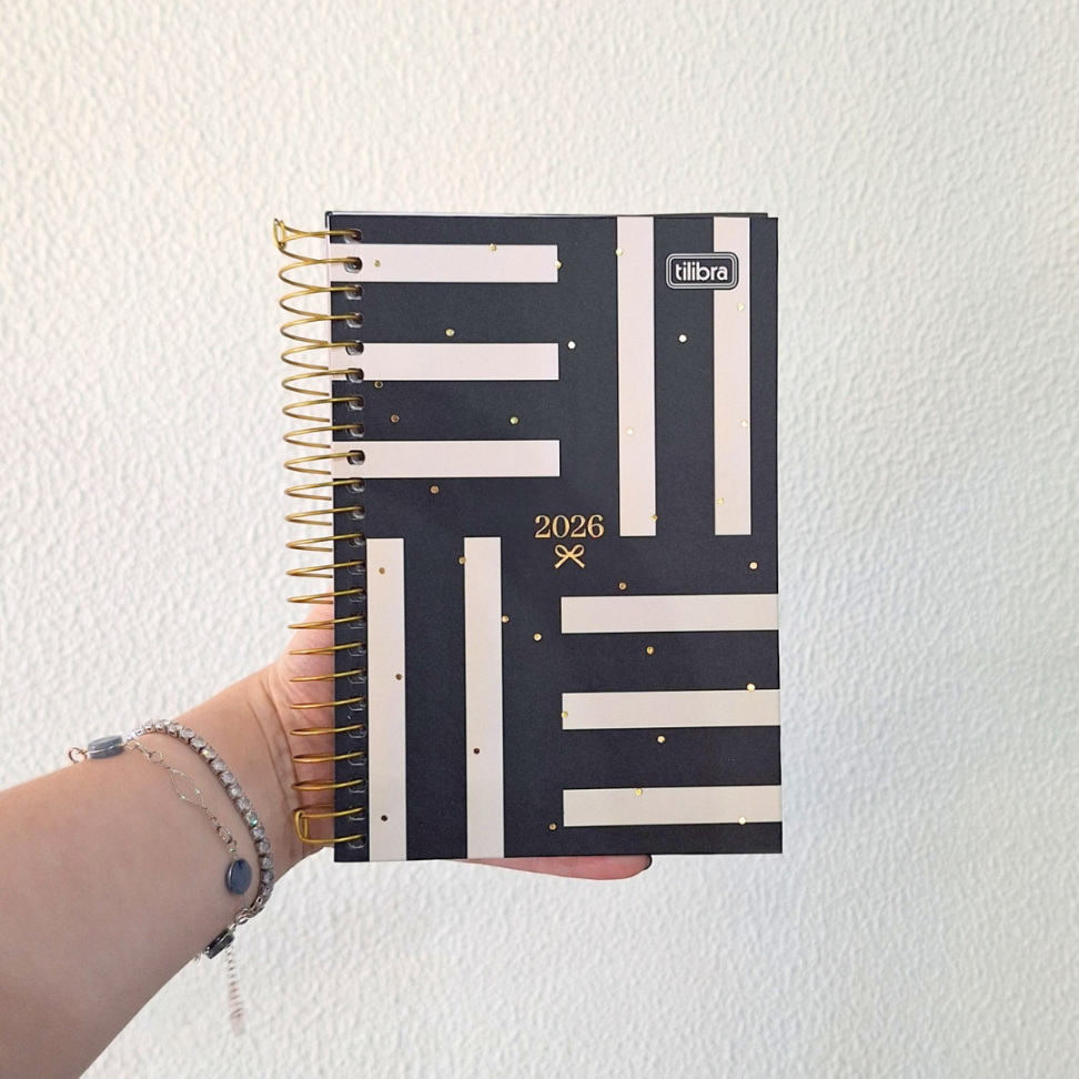 Agenda Espiral Diária Pequena West Village 2026 Tilibra - #12