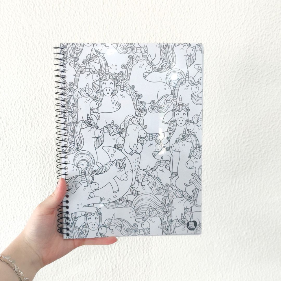 Caderno com Espiral Universitário Color Quest 1 Matéria Animativa - #8