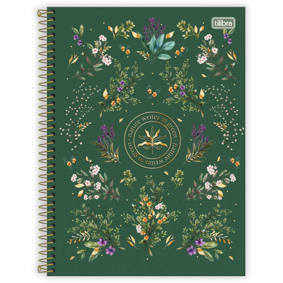Caderno com Espiral Universitário 1 Matéria Naturalis Tilibra - #1