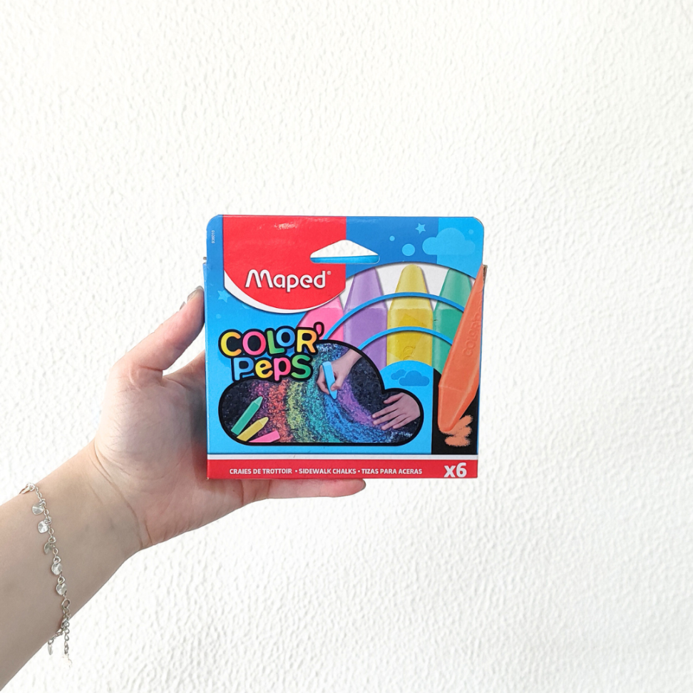 Giz de Chão 6 Cores Color'Peps Maped - #3