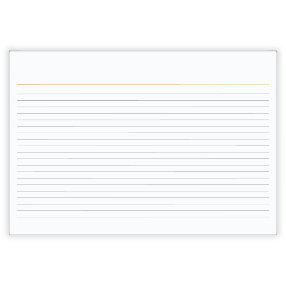 Bloco Fichas Pautadas N.4 227mm x 151mm 6x9 100 Folhas Tilibra