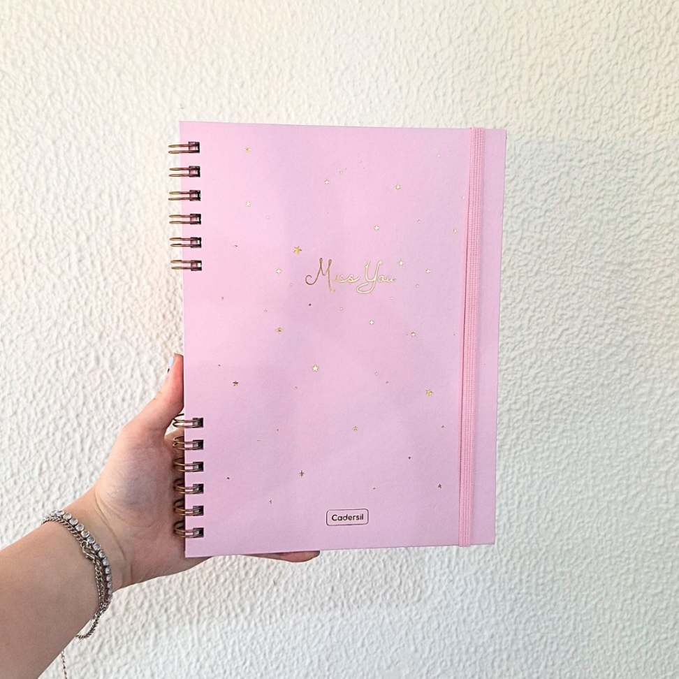 Caderno Criativo com Espiral Colegial Miss You Cadersil - #9