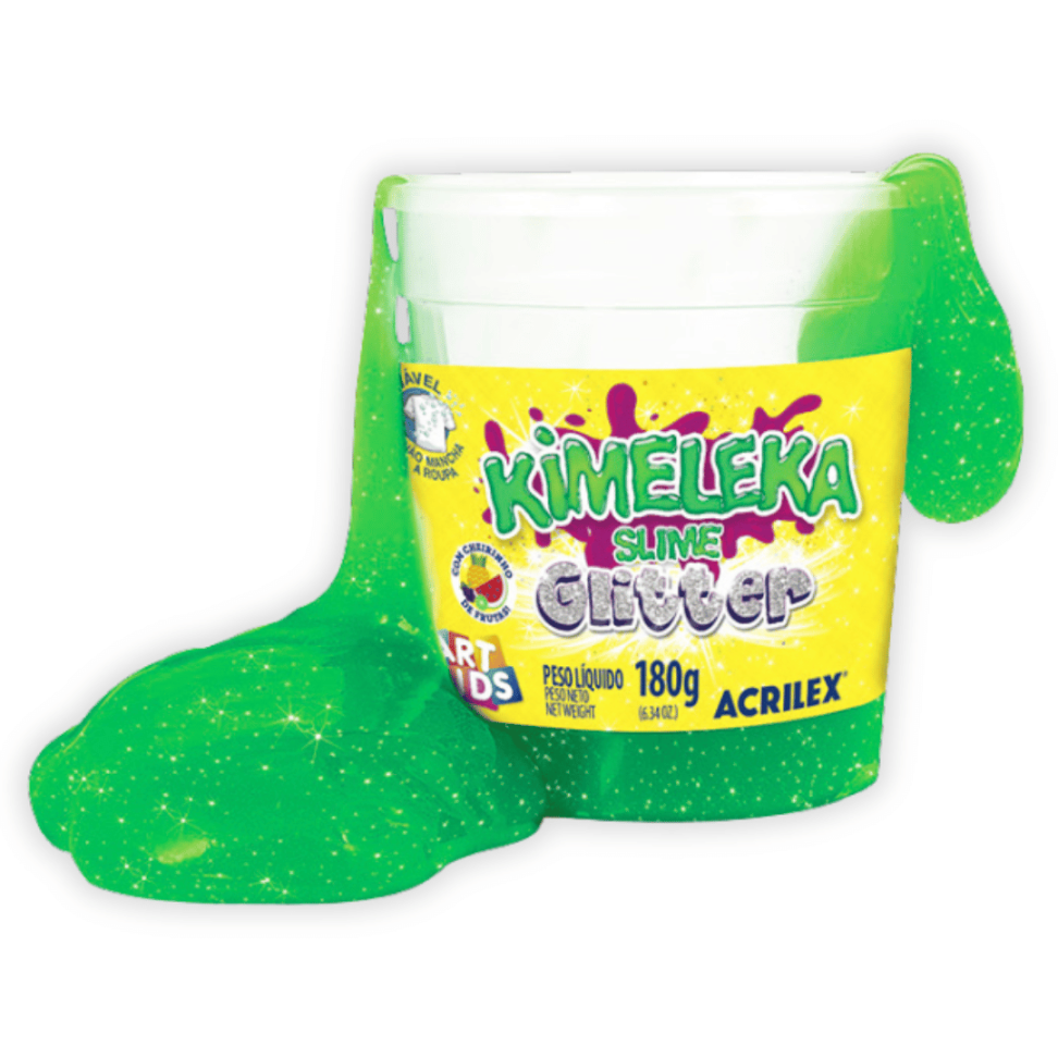 Slime Kimeleka Glitter Art Kids 180g Acrilex - #6
