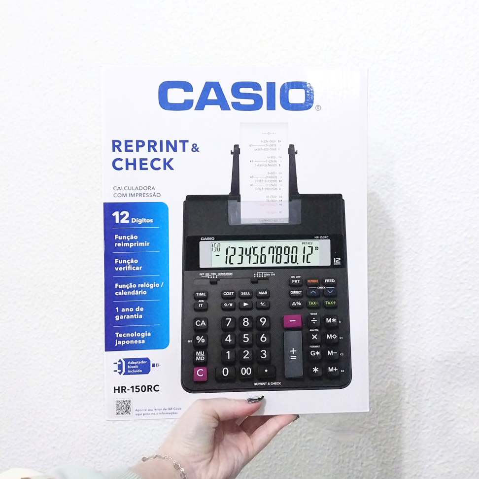 Calculadora com Impressão HR-150RC Casio