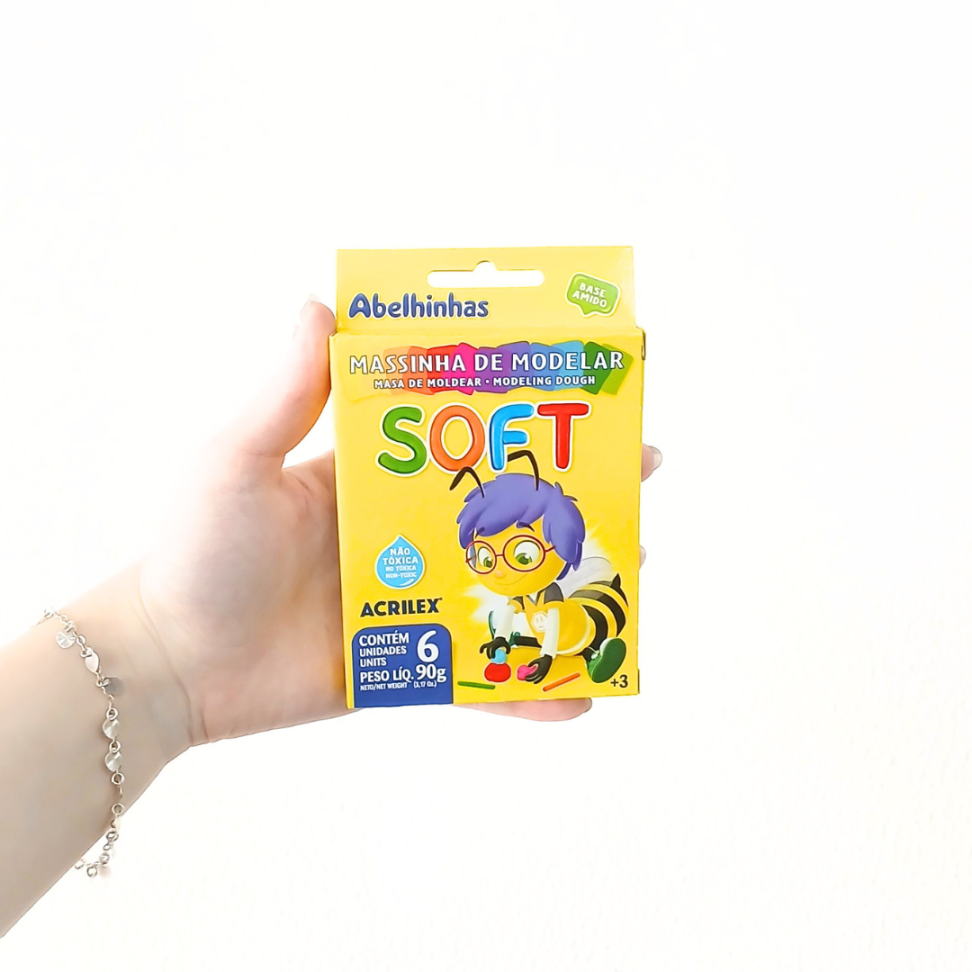 Massinha de Modelar Soft 6 Cores 90g Acrilex - #2