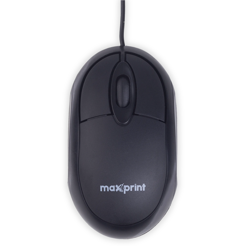 Mouse com Fio Essential MO1000 Maxprint