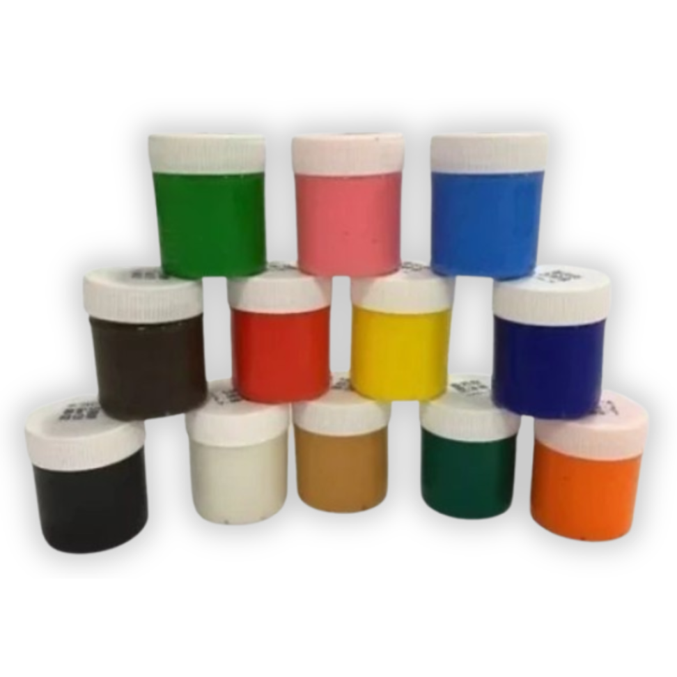 Tinta Têmpera Guache Escolar 12 Cores Pira - #2