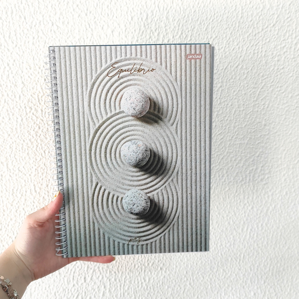 Caderno com Espiral Universitário Paz 1 Matéria Jandaia - #8