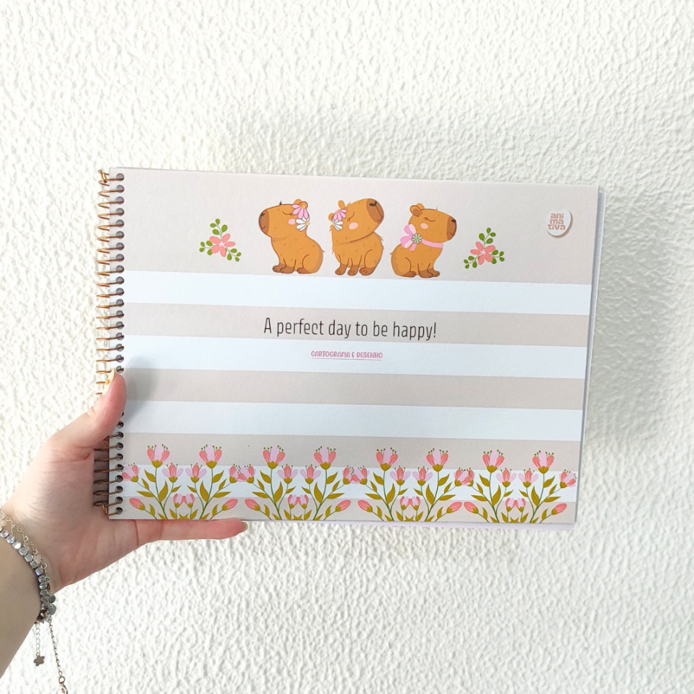 Caderno de Cartografia e Desenho Capycuties Animativa - #1