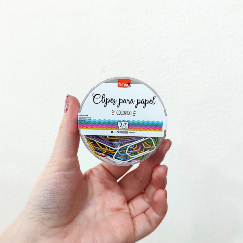 Clipes para Papel Colorido N.2/0 50 Unidades Soul BRW - #3