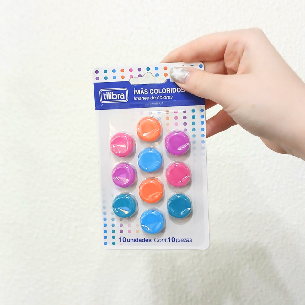 Imãs Coloridos 10 Unidades Tilibra - #4