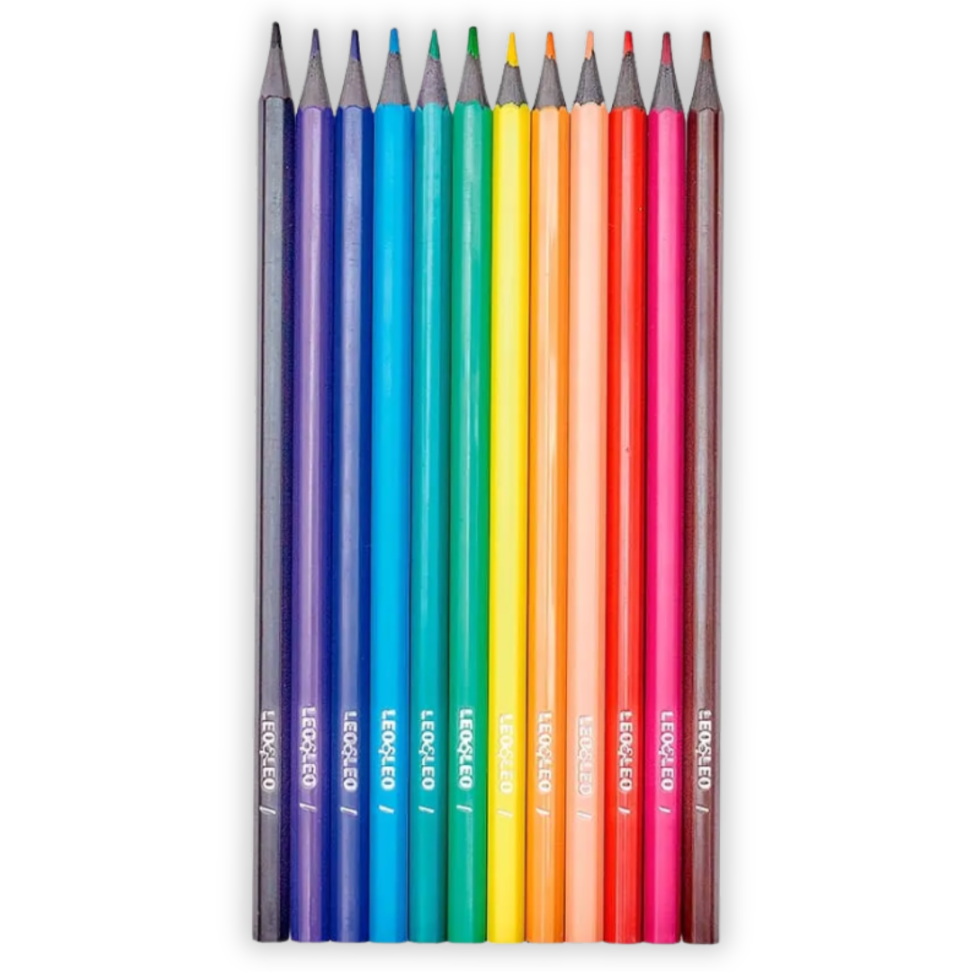 Lápis de Cor 12 Cores Linha Eco Leo e Leo - #2