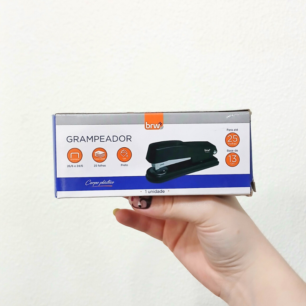 Grampeador 25 Folhas Estrutura Metálica GP2007 BRW - #3
