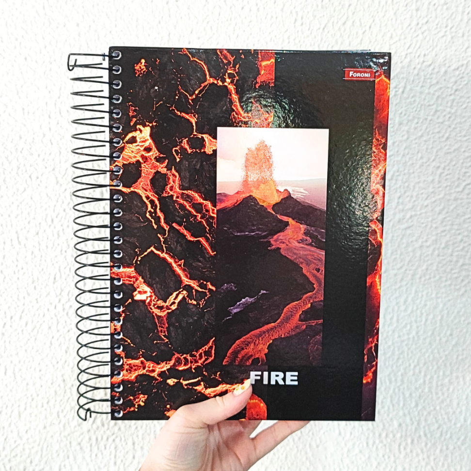Caderno com Espiral Universitário 4 Elementos Mais 16 Matérias Foroni - #1