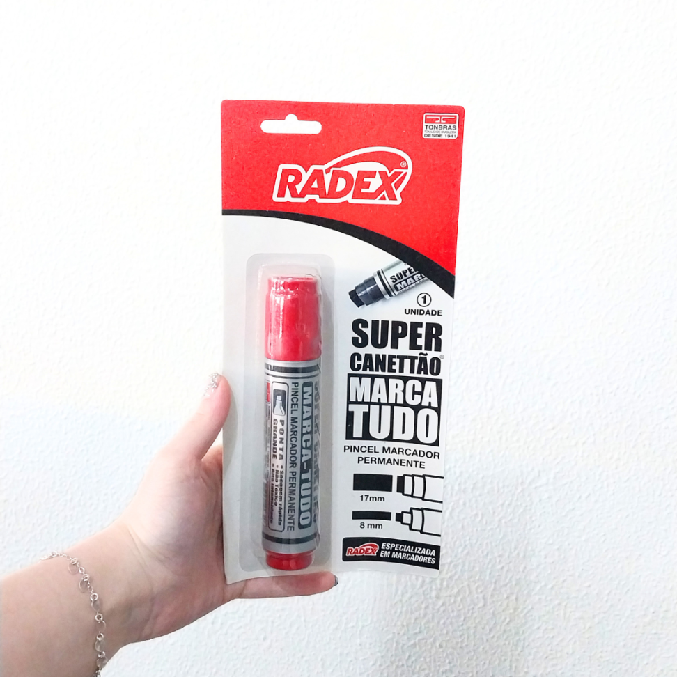 Pincel Marcador Permanente Marca Tudo Super Canettão Radex - #3