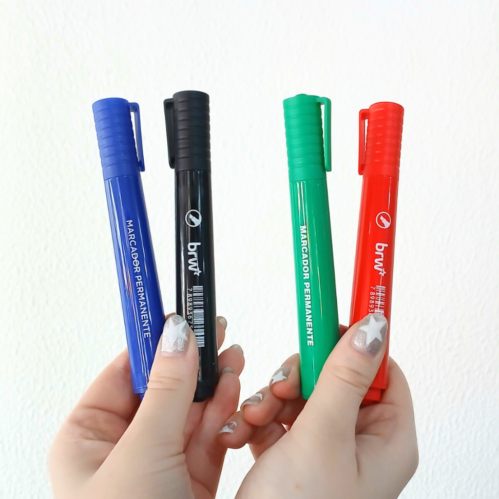 Marcador Permanente Recarregável BRW - #7