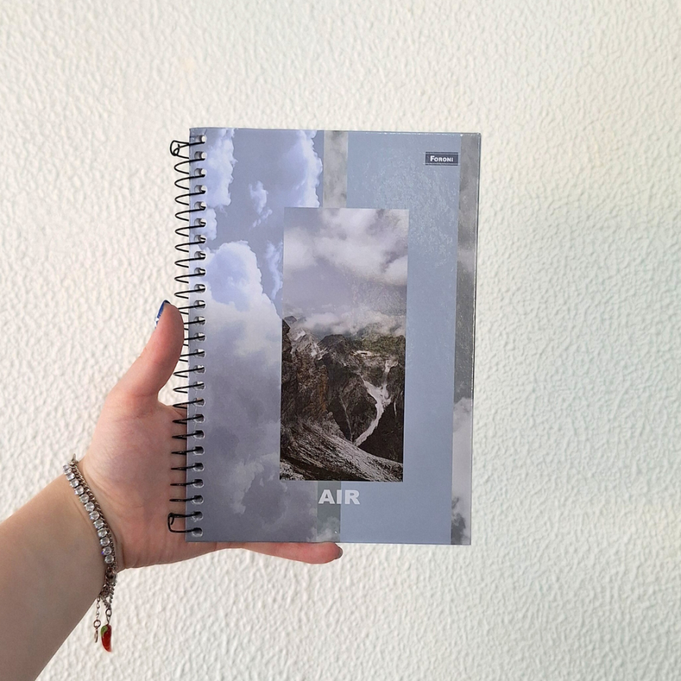 Caderno com Espiral Pequeno 1/4 4 Elementos Mais Foroni - #9