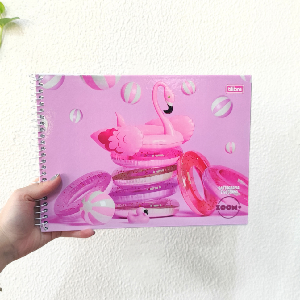 Caderno de Cartografia e Desenho Zoom+ Feminino Tilibra - #1