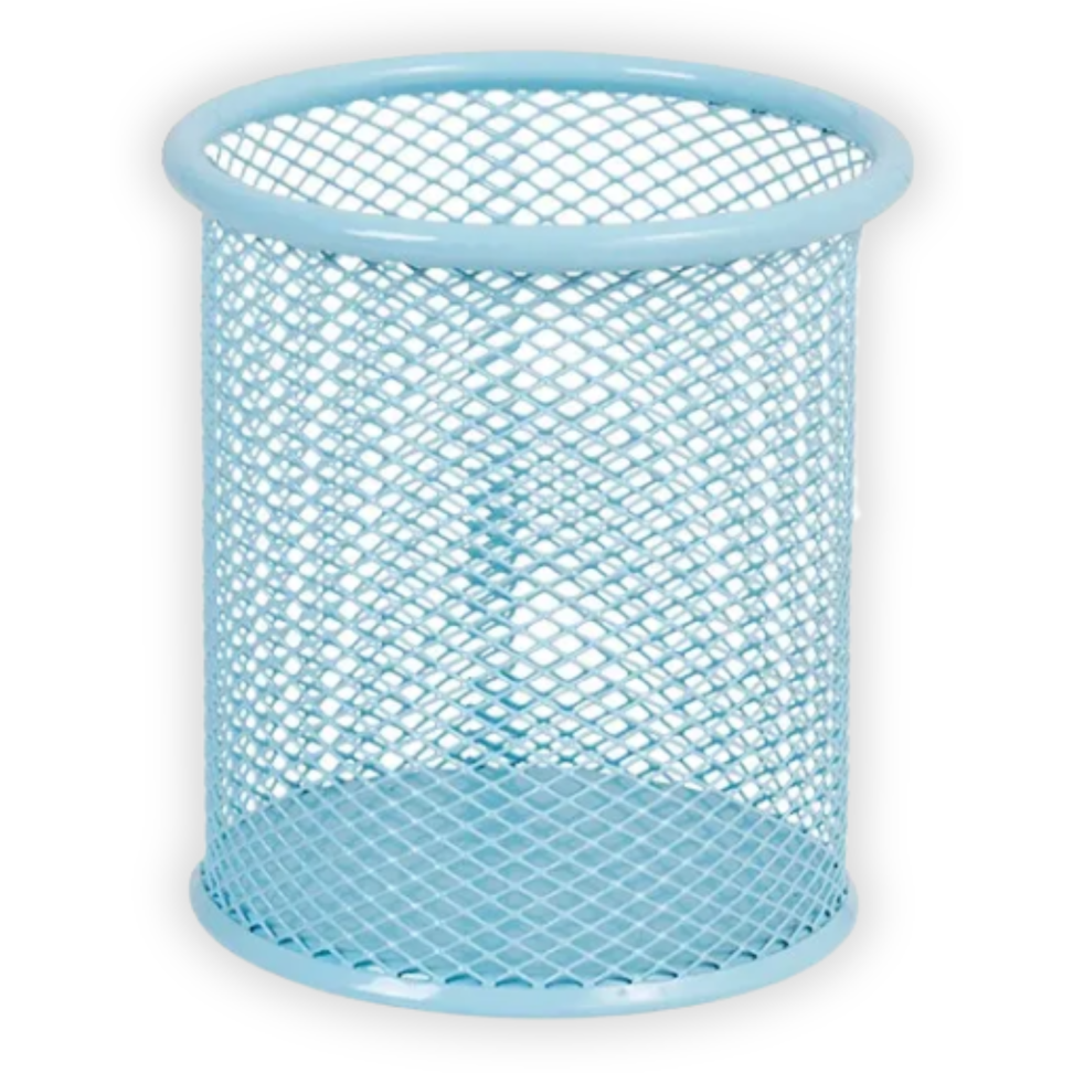 Porta Canetas Aramado Azul Pastel OR5106 BRW