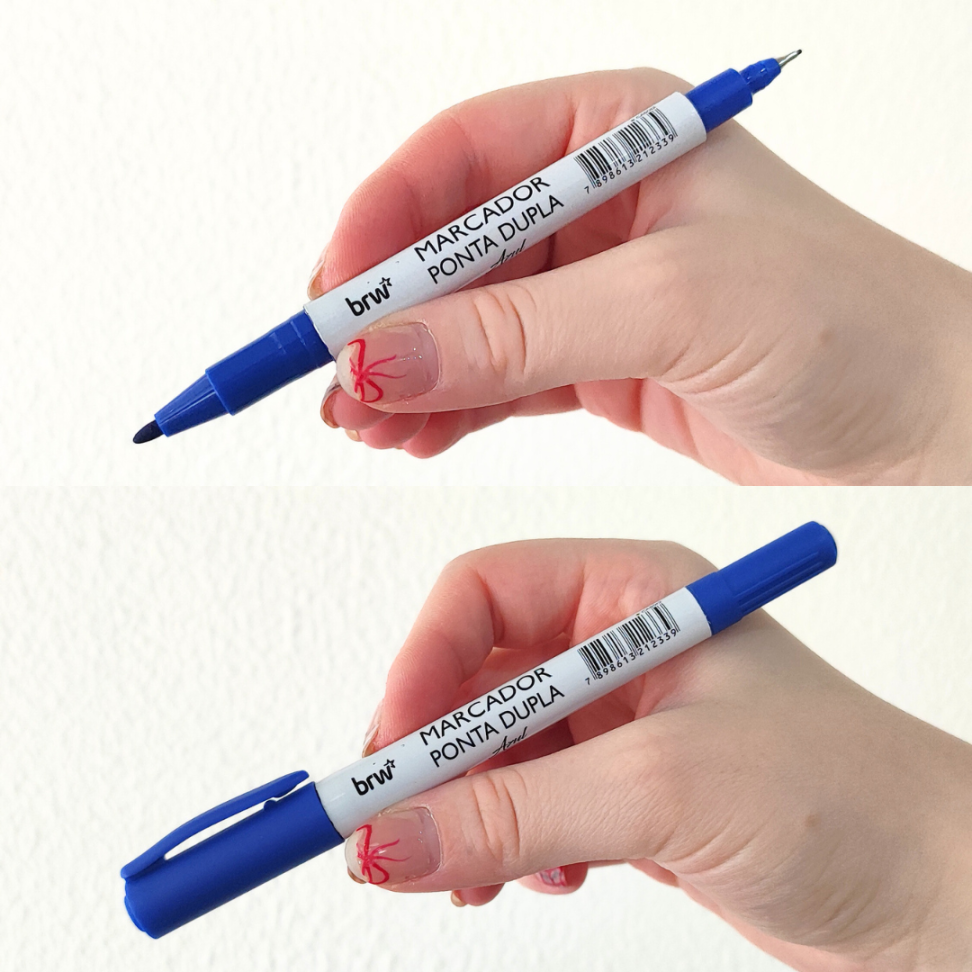 Marcador Multiuso Ponta Dupla BRW - #6