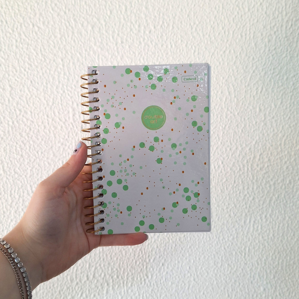 Caderneta com Espiral Double Art Cadersil - #7
