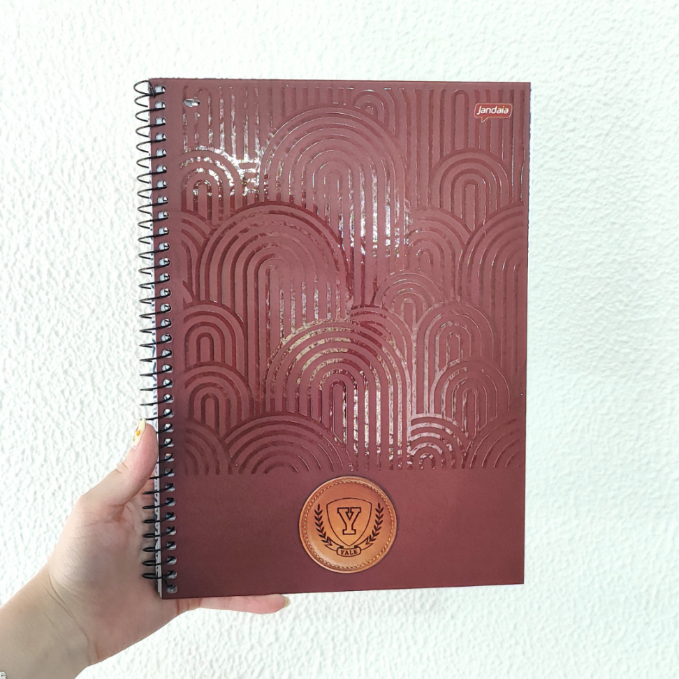 Caderno com Espiral Universitário Yale 1 Matéria Jandaia - #1
