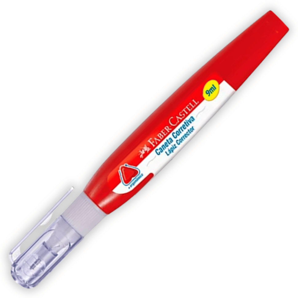 Caneta Corretiva 9ml Faber-Castell