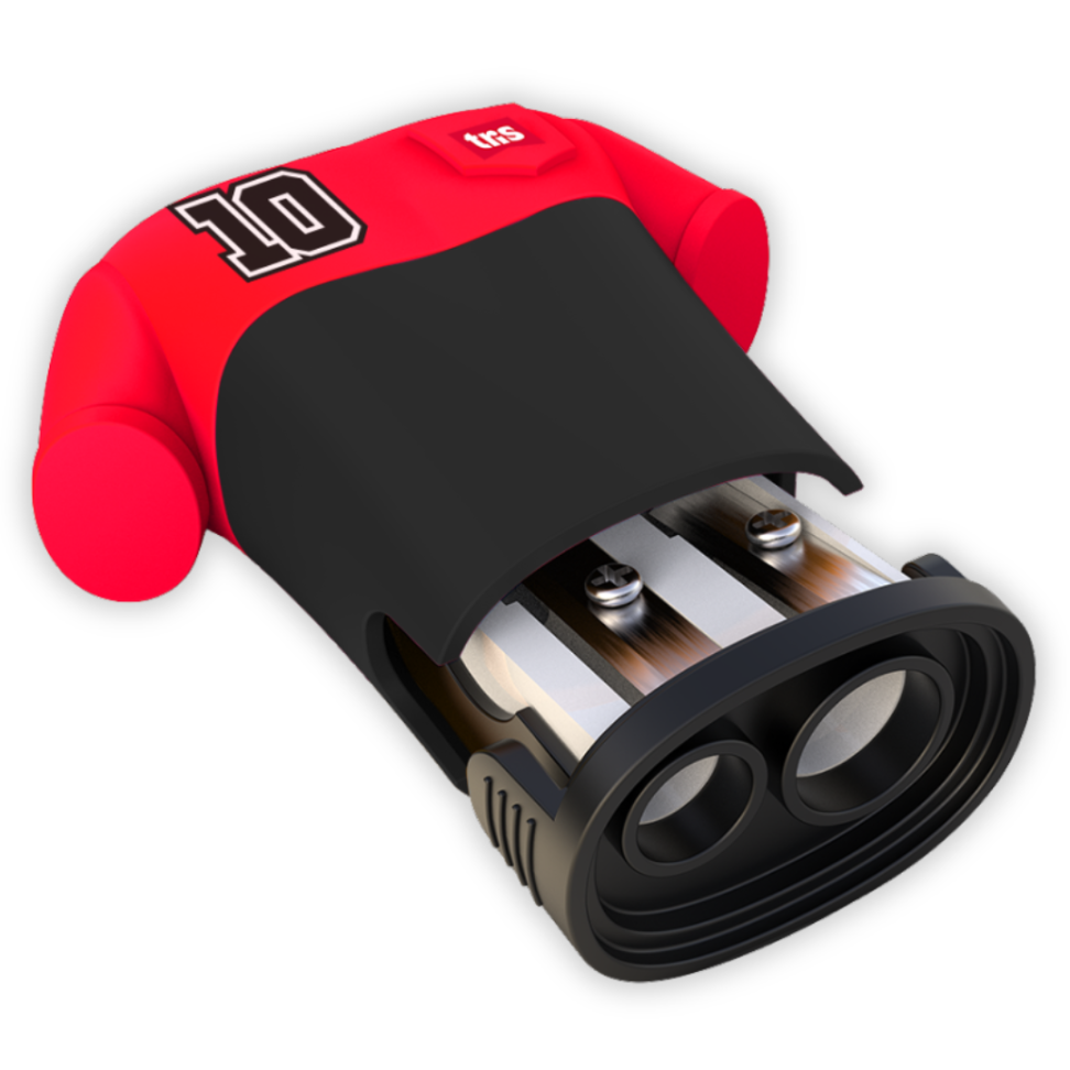 Apontador Duplo com Depósito e Borracha Player Tris - #6