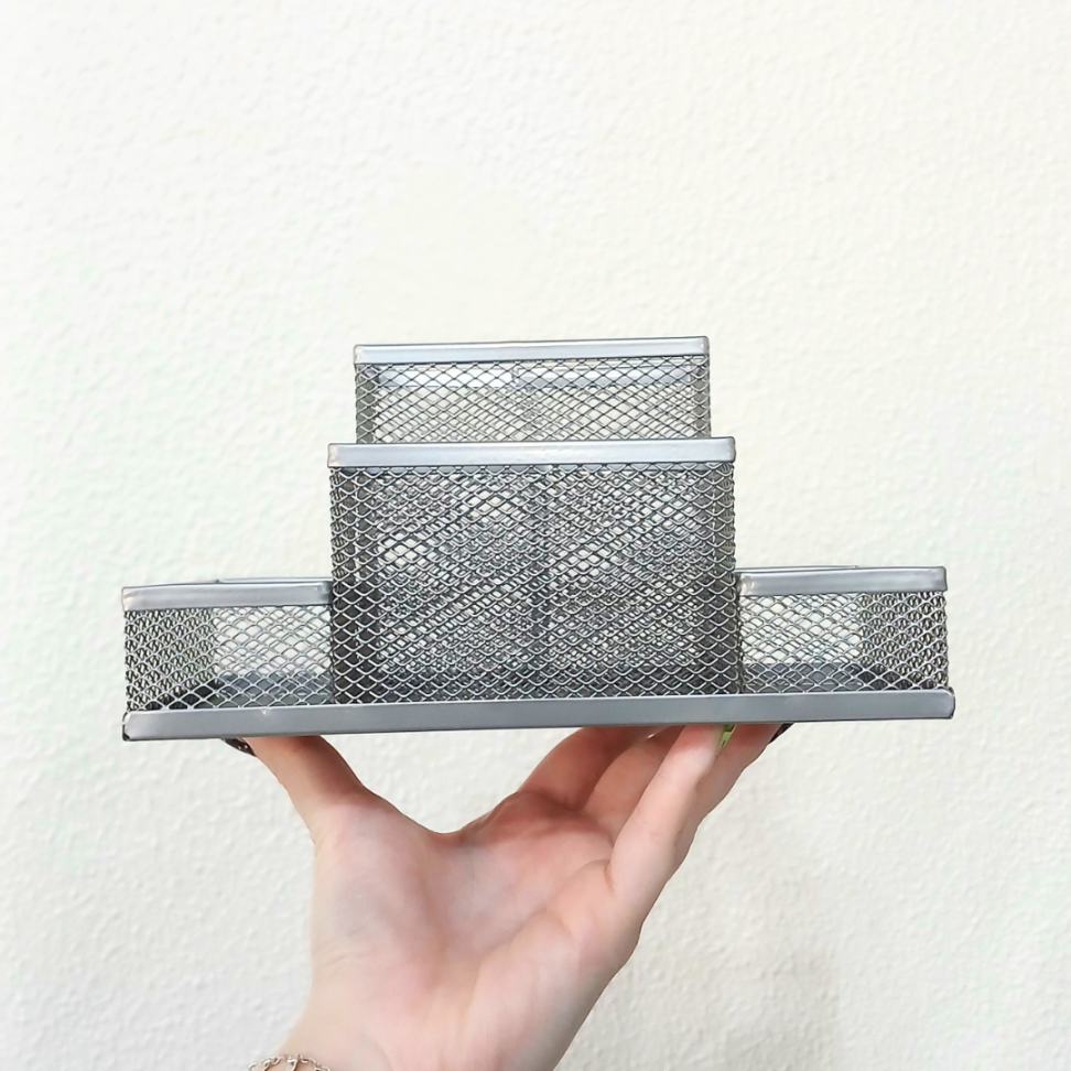 Porta Objetos Aramado Prata OR5162 BRW - #2