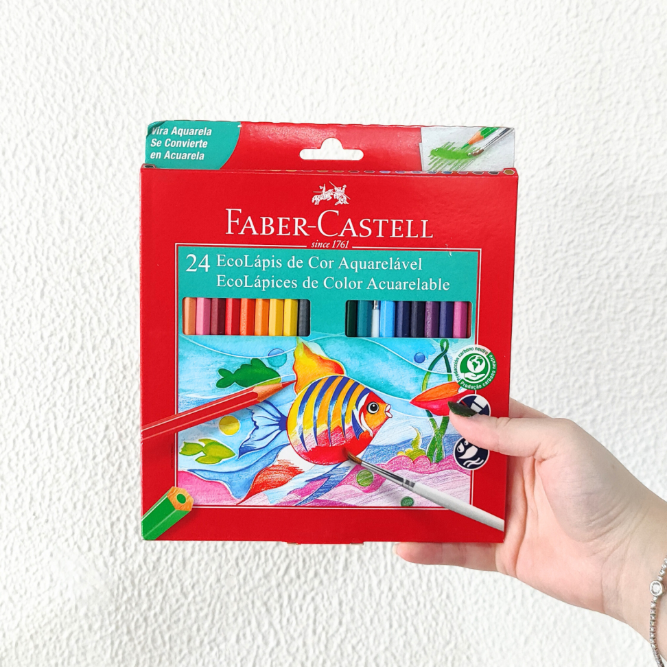 Lápis de Cor Eco Aquarelável 24 Cores Faber-Castell - #3