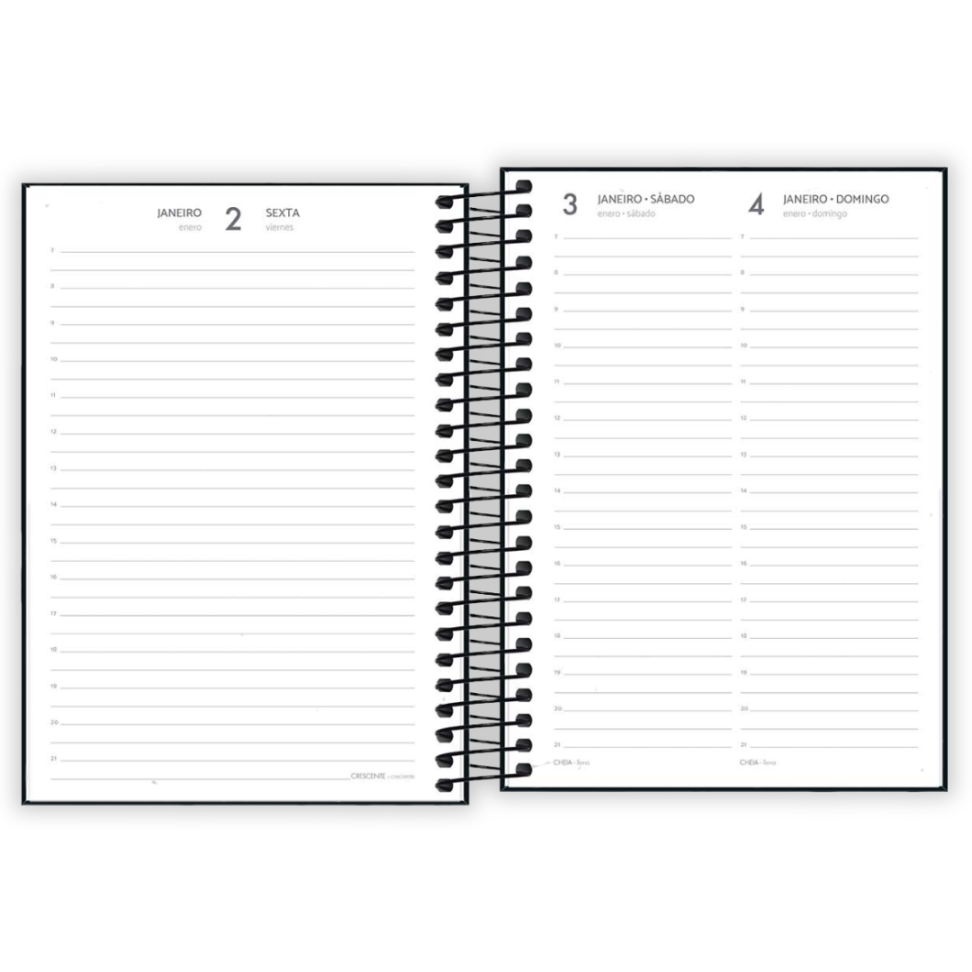 Agenda Executiva Espiral Diária Mini Spice 2026 Tilibra - #3