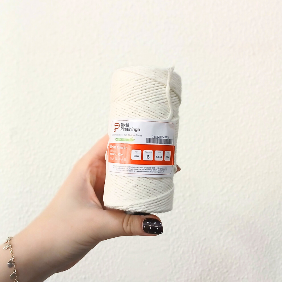 Barbante Cru N.6 101m Têxtil Piratininga - #2