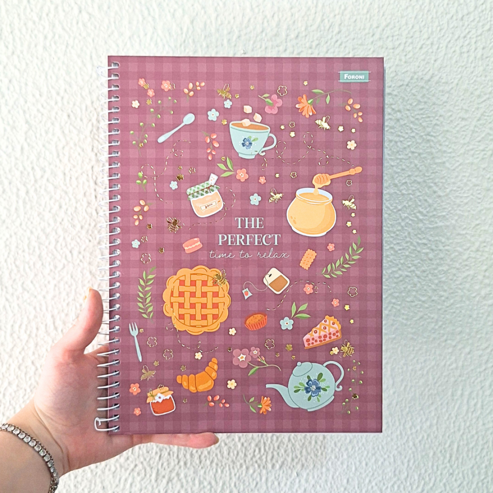 Caderno com Espiral Universitário Milly 1 Matéria Foroni - #1