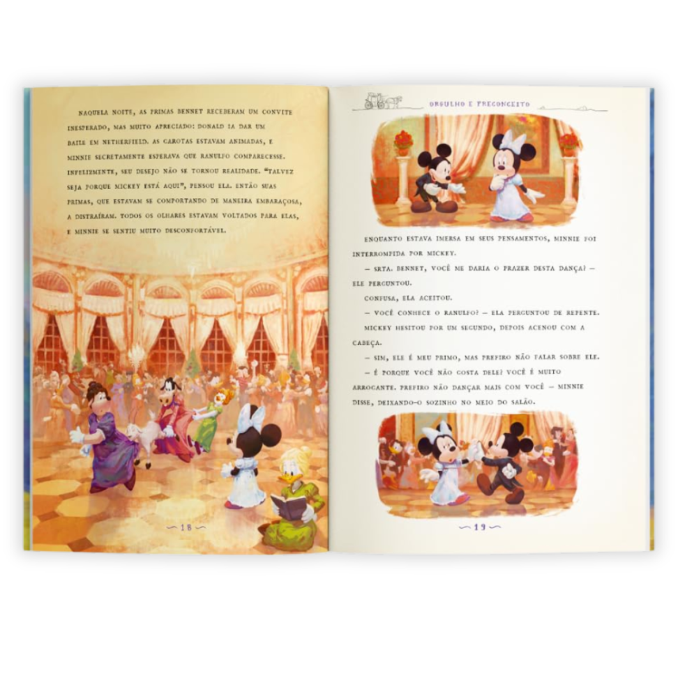Livro Orgulho e Preconceito Disney Culturama