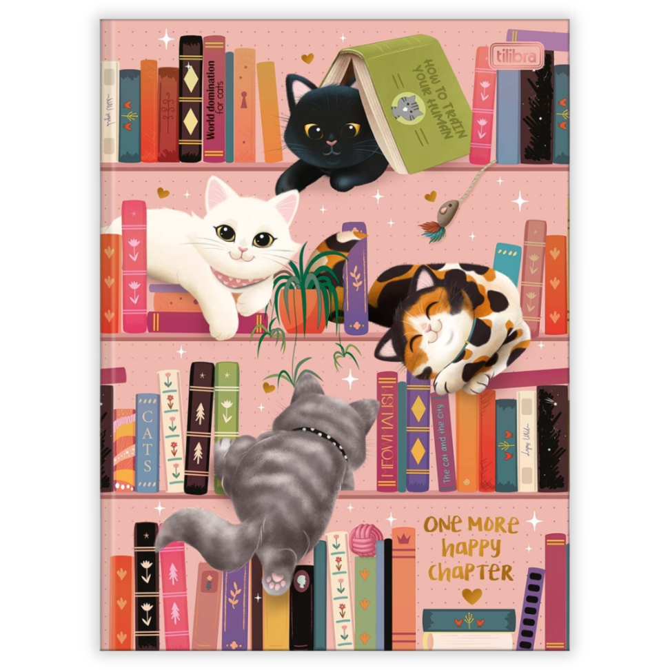 Caderno Brochura Purrfect Cats Tilibra - #1