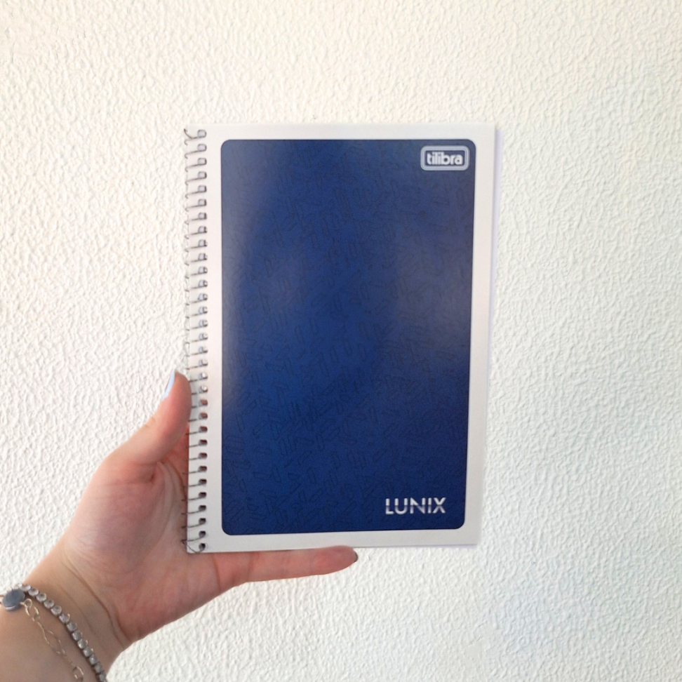 Caderno com Espiral Capa Flexível Pequeno 1/4 Lunix Tilibra - #14