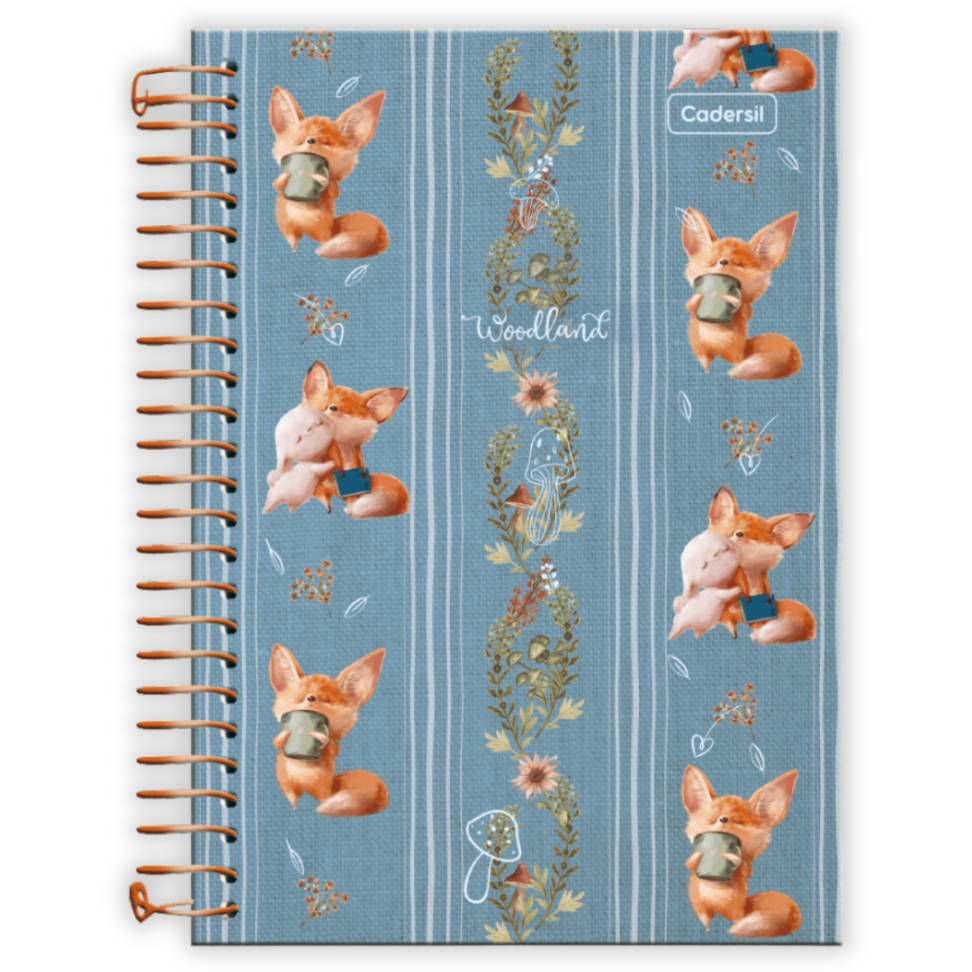 Caderno com Espiral Pequeno 1/4 Woodland Cadersil - #2
