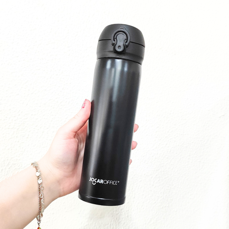 Garrafa Térmica Preta 400ml Jocar Office - #1
