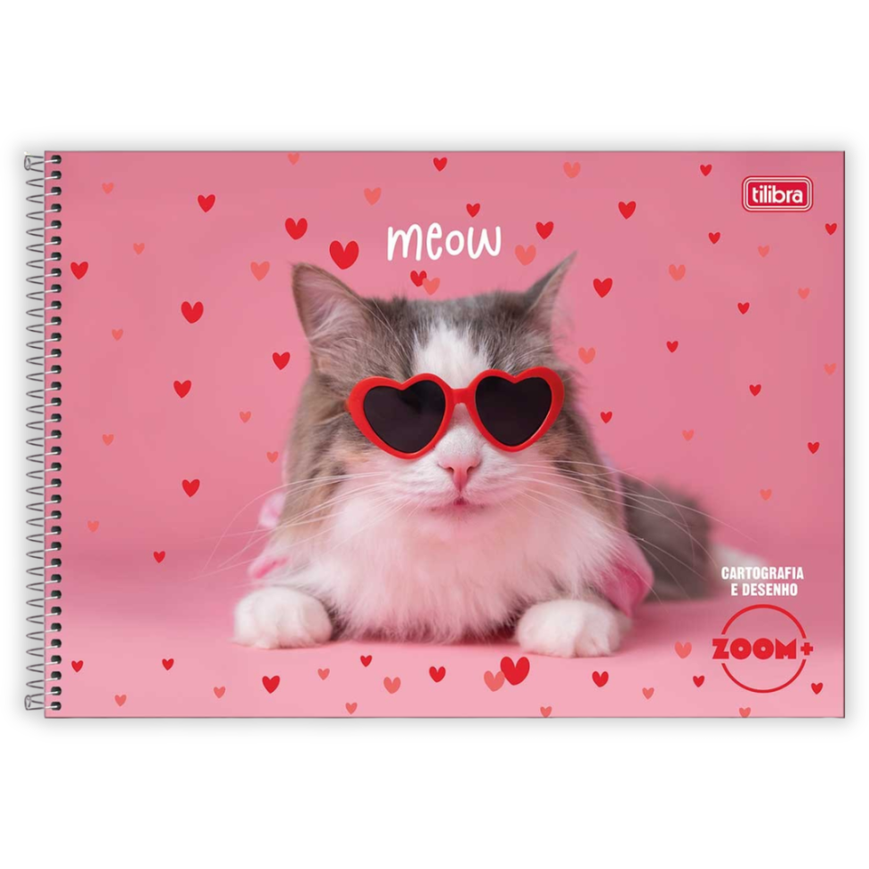 Caderno de Cartografia e Desenho Zoom+ Feminino Tilibra - #1